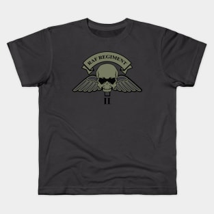 RAF Regiment 2 Squadron (subdued) Kids T-Shirt